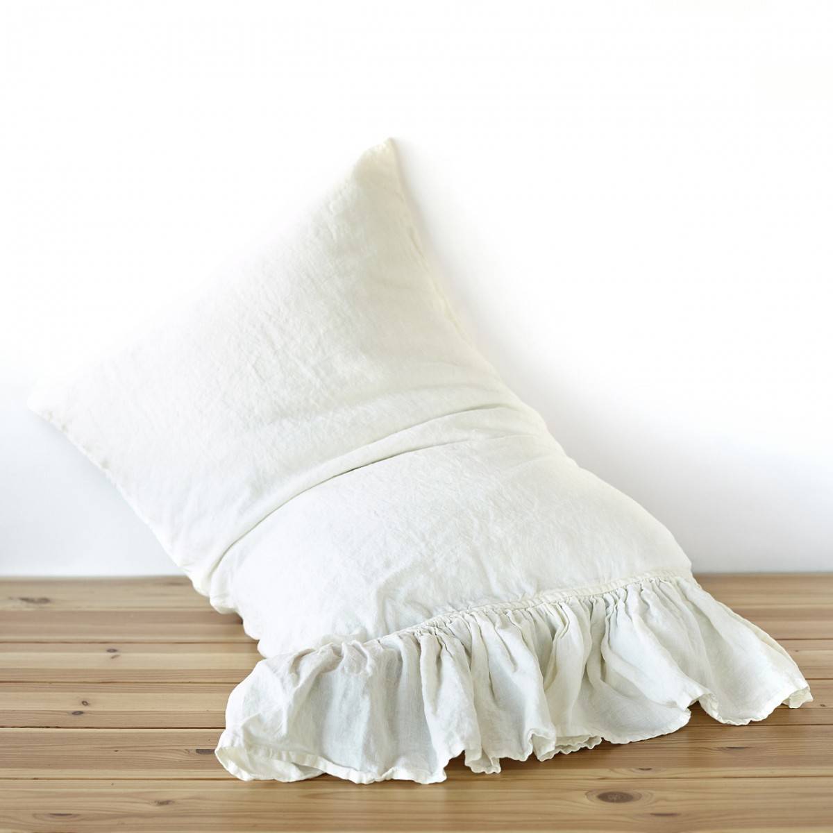 Antique White Linen pillow case Len.Ok